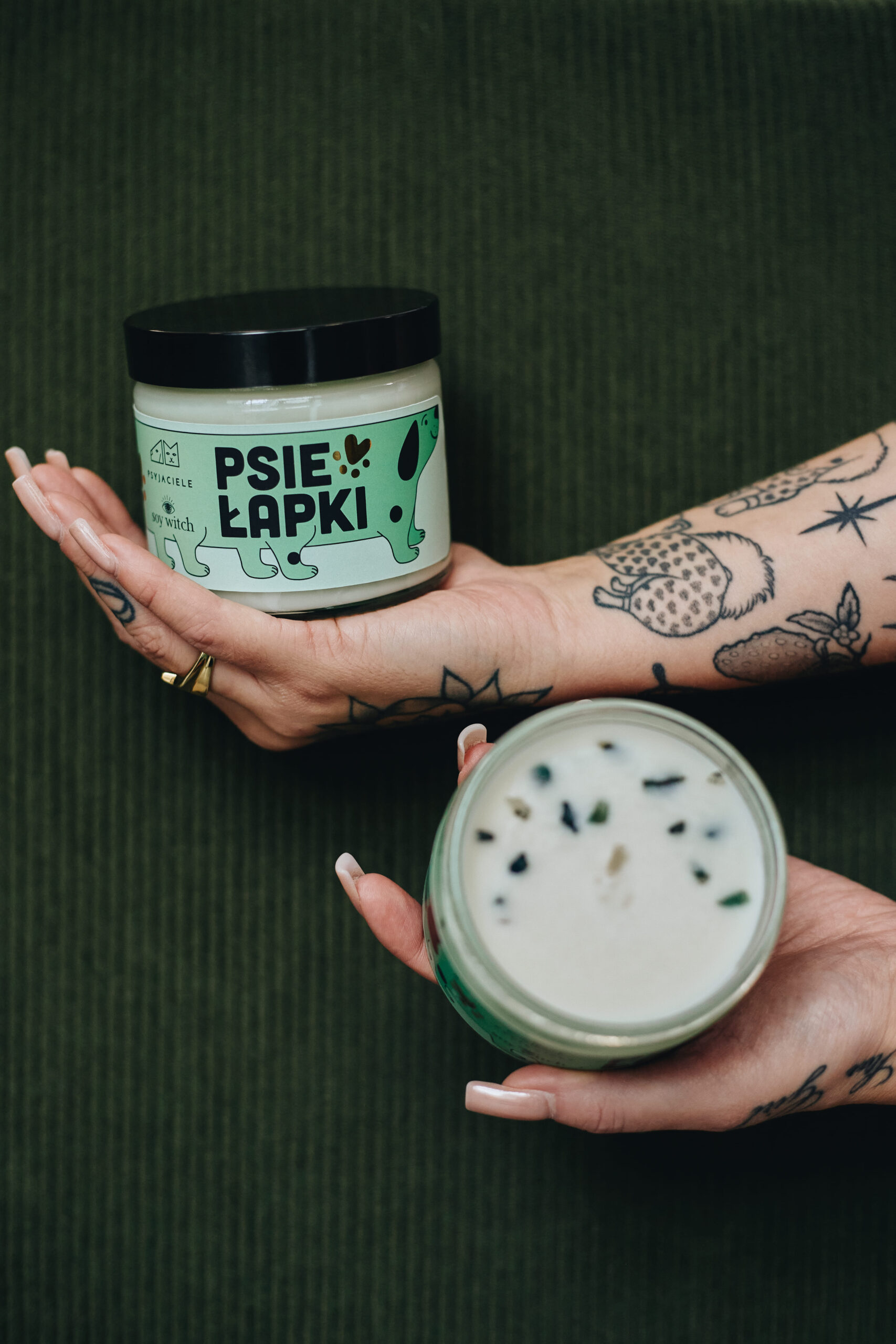 Psyjaciele świeca - sesja produktowa