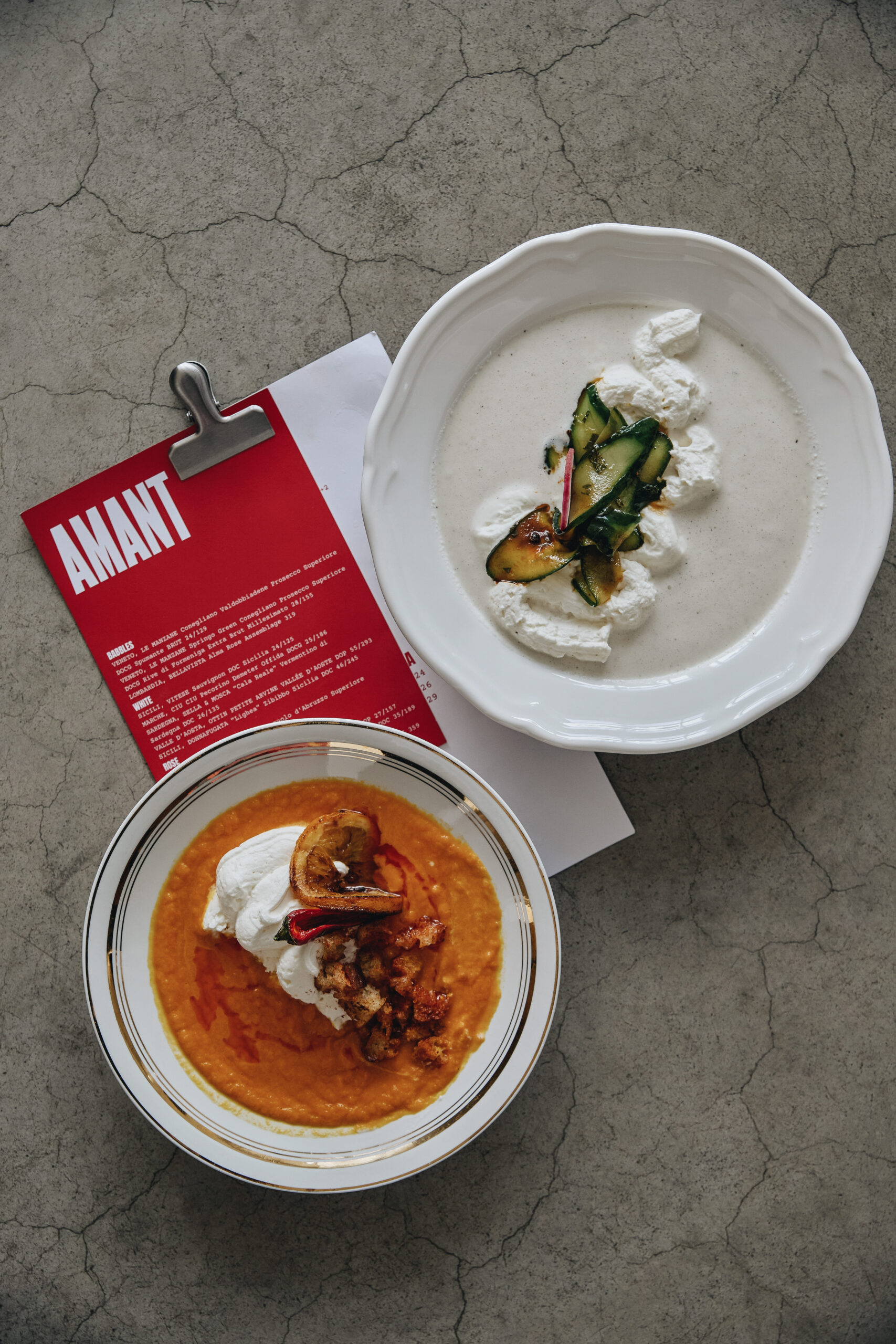 Przykład fotografii gastronomicznej wykonanej dla restauracji Amant
